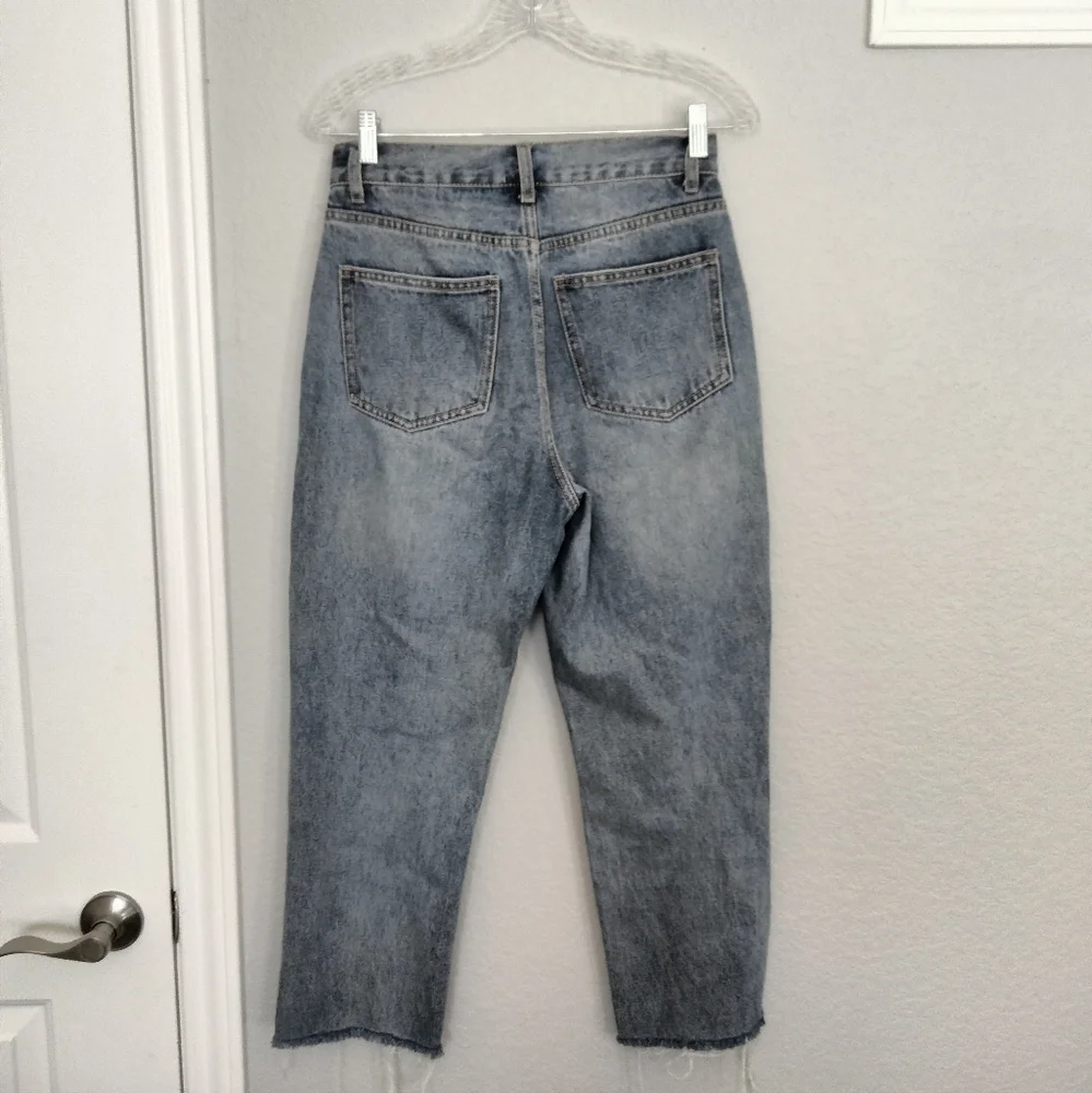 Twelve Distress High Rise Jeans - Picture 5 of 8